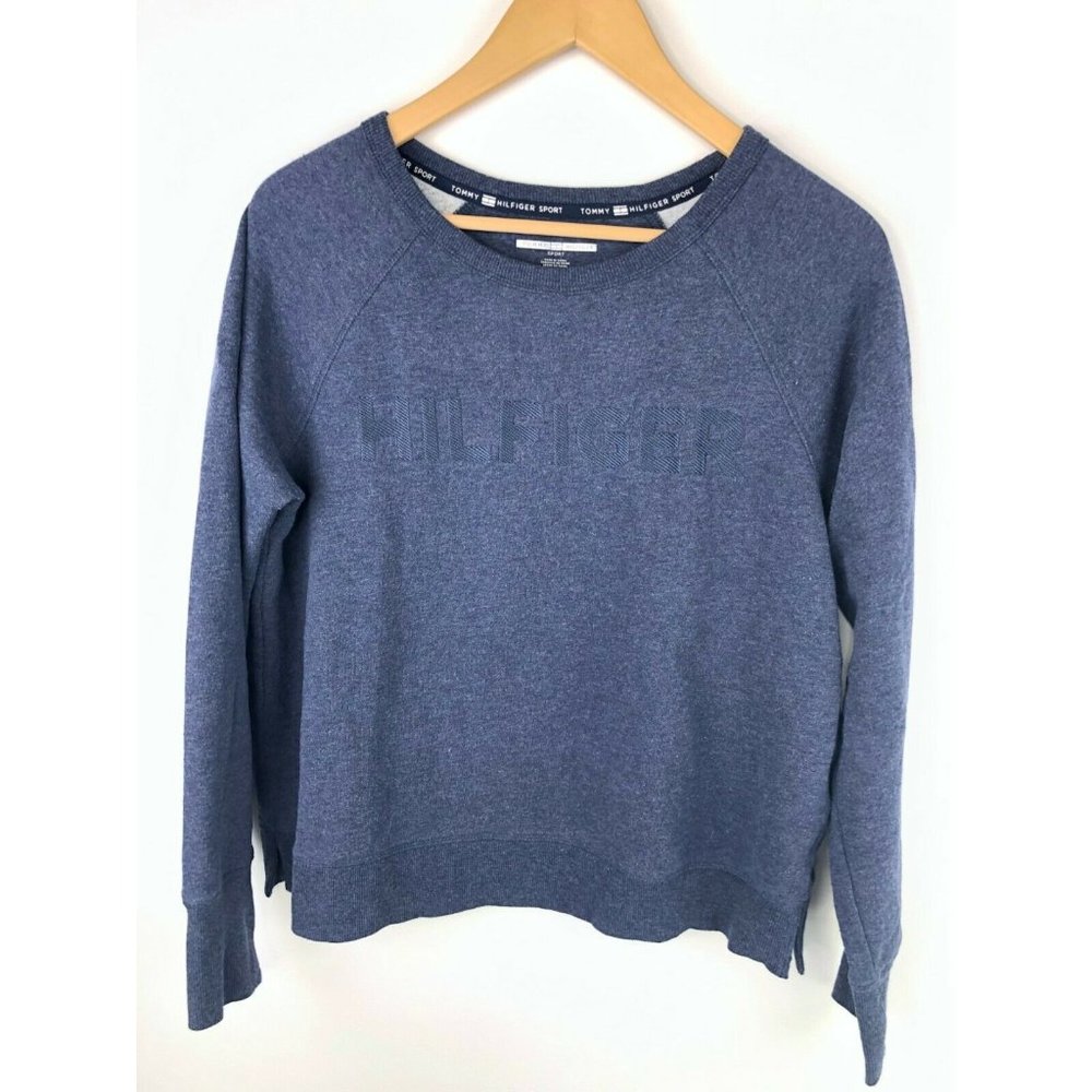 Tommy Hilfiger Sport Pullover Hoodie Sweater Blue